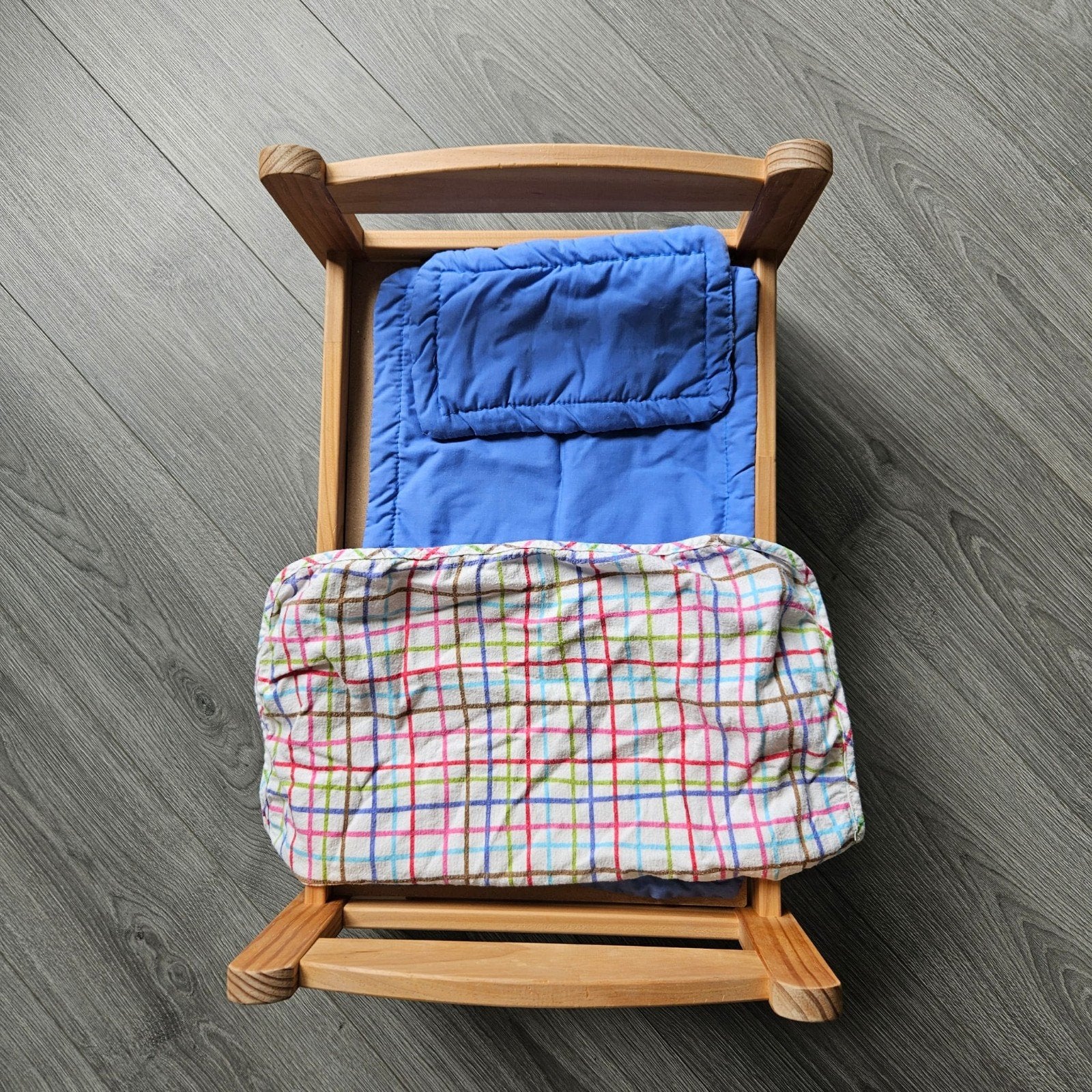 Ikea Houten poppenbedje met beddengoed, Ophalen, Zo goed als nieuw, Overige typen
