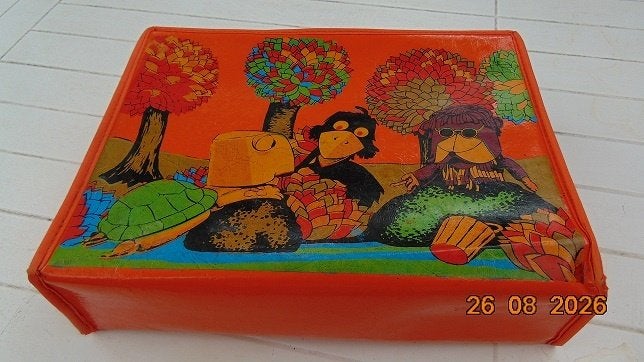 Vintage Fabeltjeskrant Koffer, Ophalen of Verzenden, Nieuw, Tv, Gebruiksvoorwerp