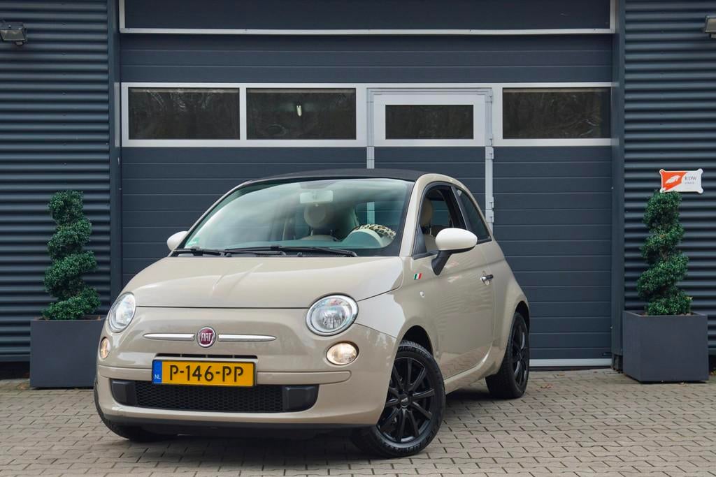 Fiat 500 C 1.2 Lounge AIRCO PARK. SENSOREN LM VELGEN MOCHA L, Auto's, Fiat, Voorwielaandrijving, Euro 5, Gebruikt, 4 cilinders