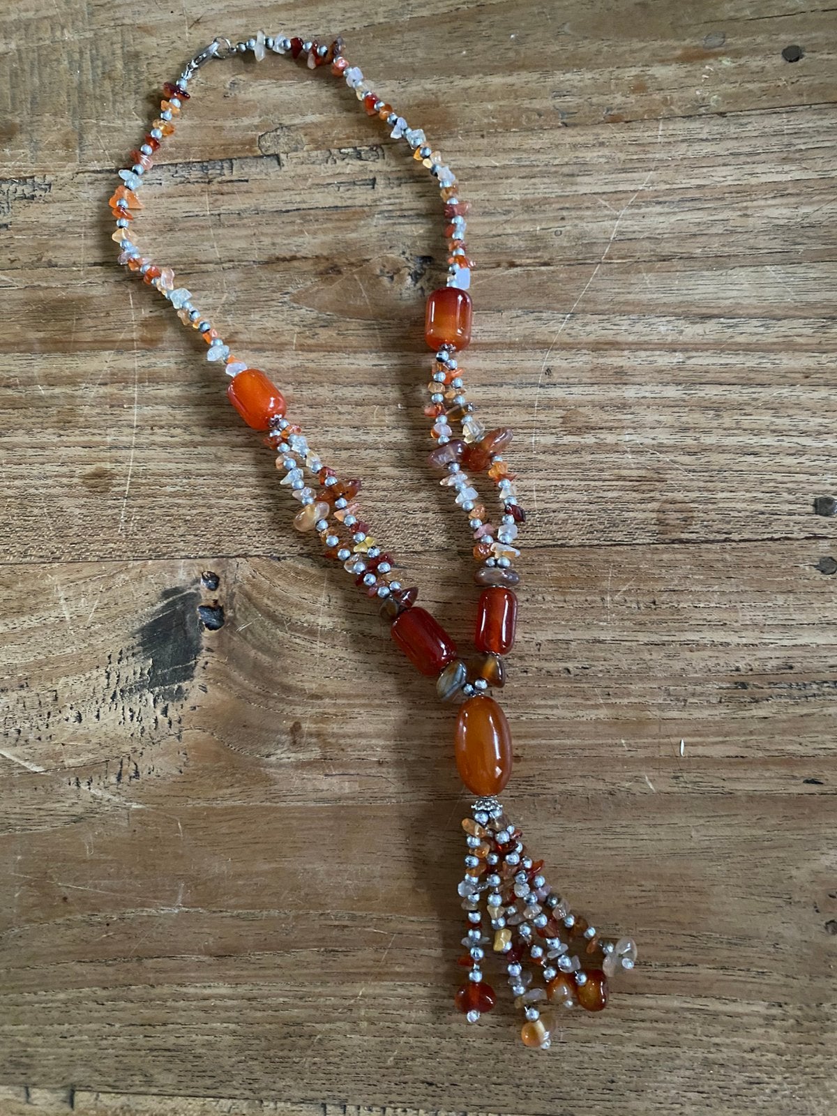 Ketting met halfedelstenen, Ophalen of Verzenden, Zo goed als nieuw, Overige kleuren, Steen of Mineraal