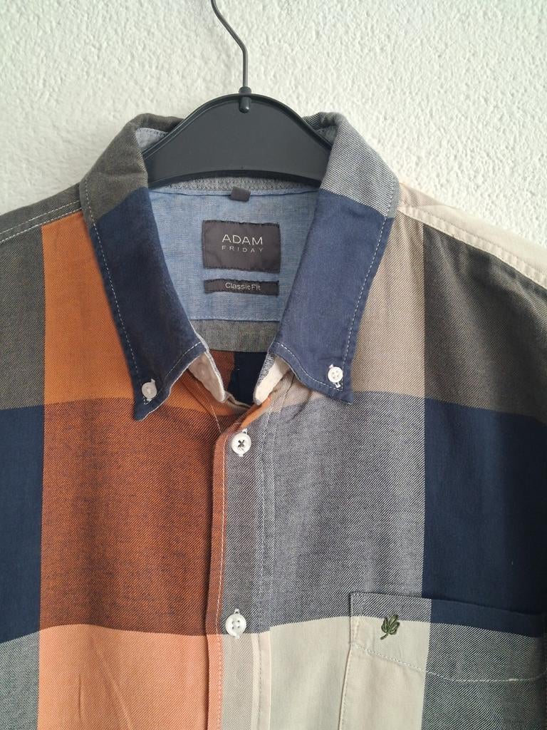 Adam Friday geruit overhemd XL, Kleding | Heren, Overhemden, Ophalen of Verzenden