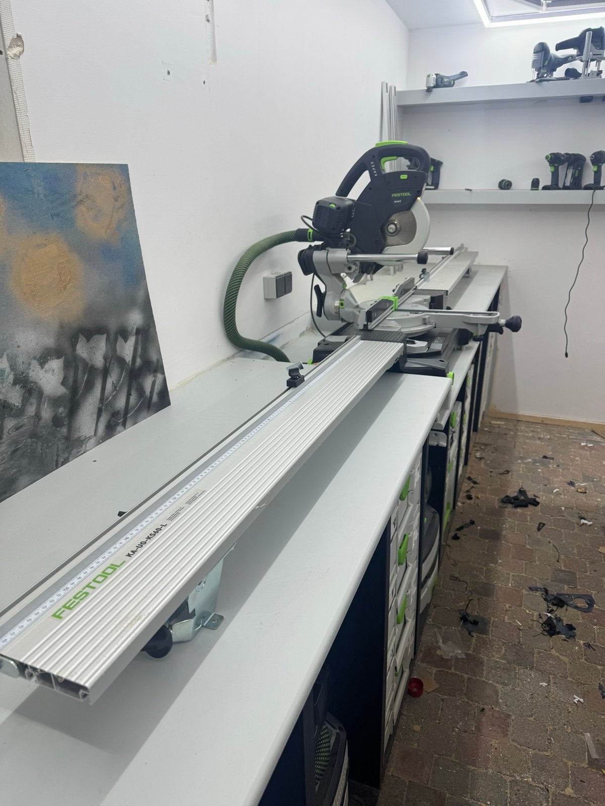 Festool Afkortzaag Kapex KS 60 E - Zo goed als nieuw, Doe-het-zelf en Verbouw, Gereedschap | Zaagmachines, Ophalen of Verzenden