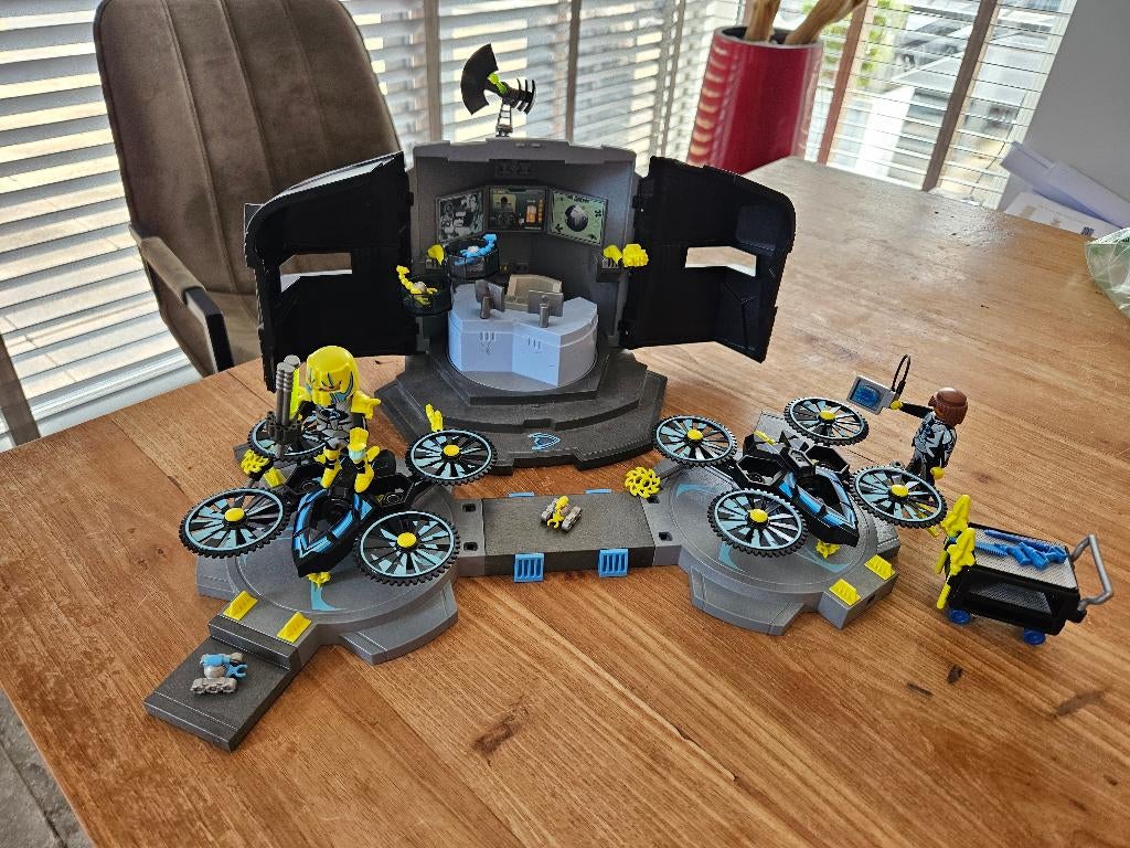 Playmobil Top Agents Commandocentrum 9250, Ophalen of Verzenden, Zo goed als nieuw