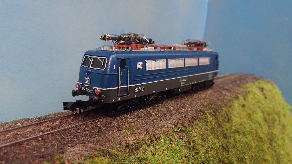 Minitrix 12938 DB BR 184 003-2 Electrische Locomotief, Trix, Ophalen of Verzenden, Zo goed als nieuw, Analoog