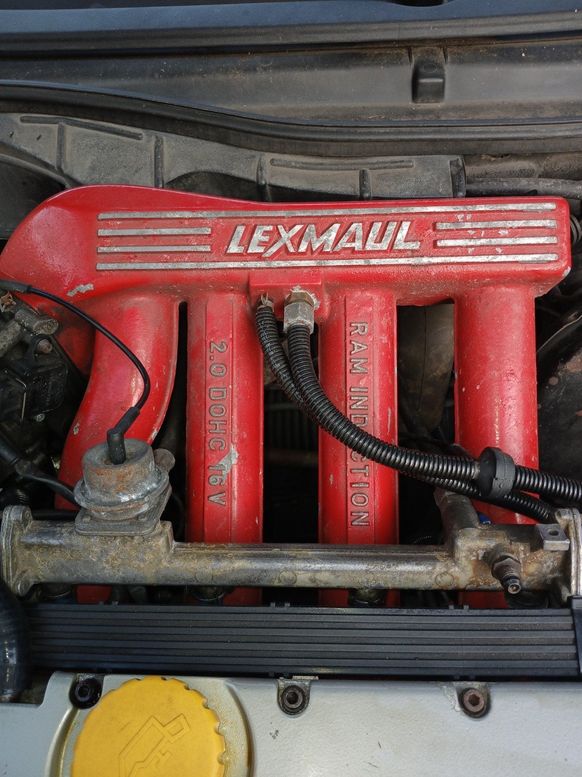 Opel C20xe 16v lexmaul inlaat en uitlaat spruitstuk, Ophalen, Gebruikt, Opel