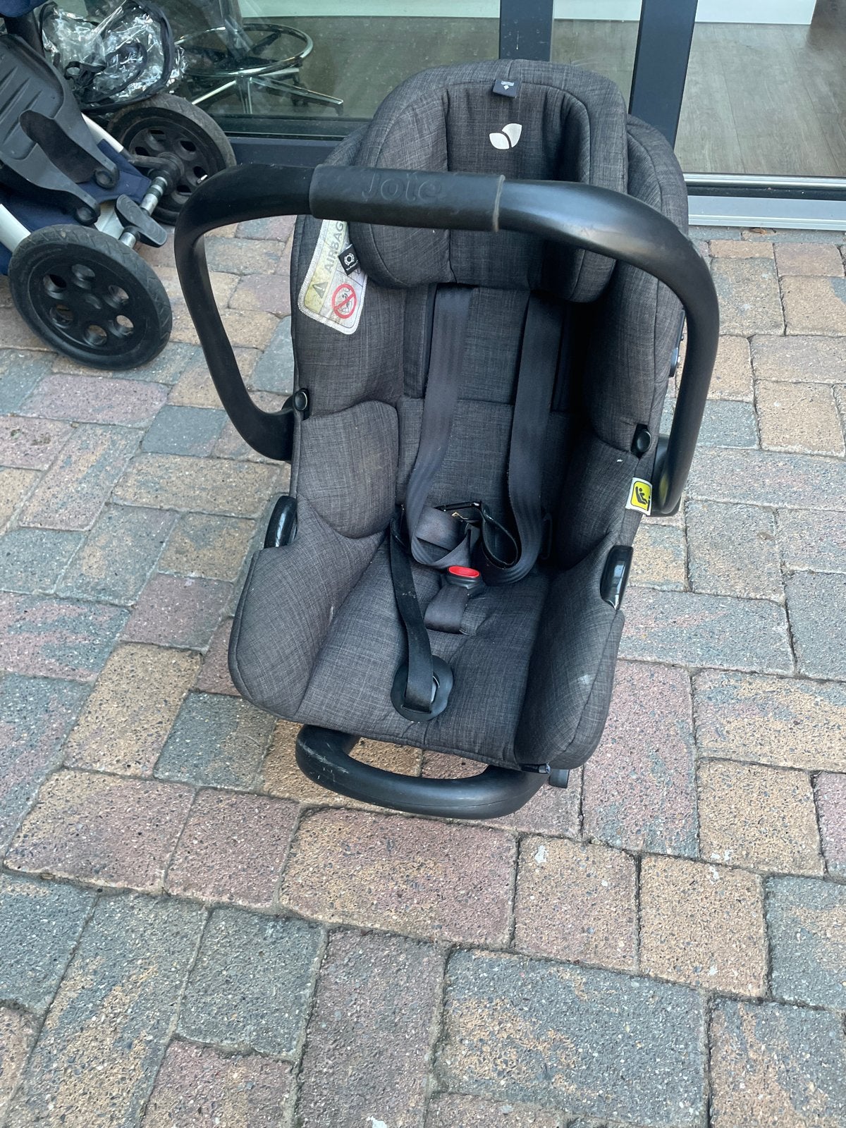 Joie autostoel met Isofix base, Gebruikt, Verstelbare rugleuning, Isofix, 0 t/m 13 kg