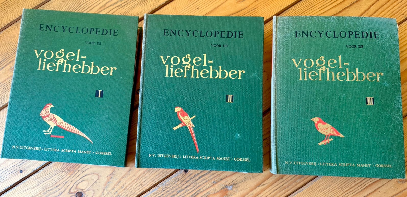 Drie-delige encyclopedie voor de vogelliefhebber de jaren 60, Boeken, Ophalen, Gelezen, Vogels