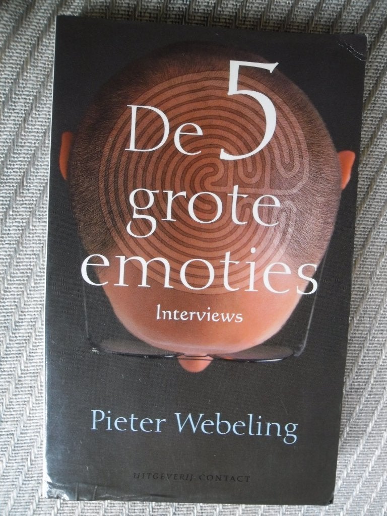De vijf grote emoties-Peter Webeling, Ophalen, Zo goed als nieuw, Peter Webeling