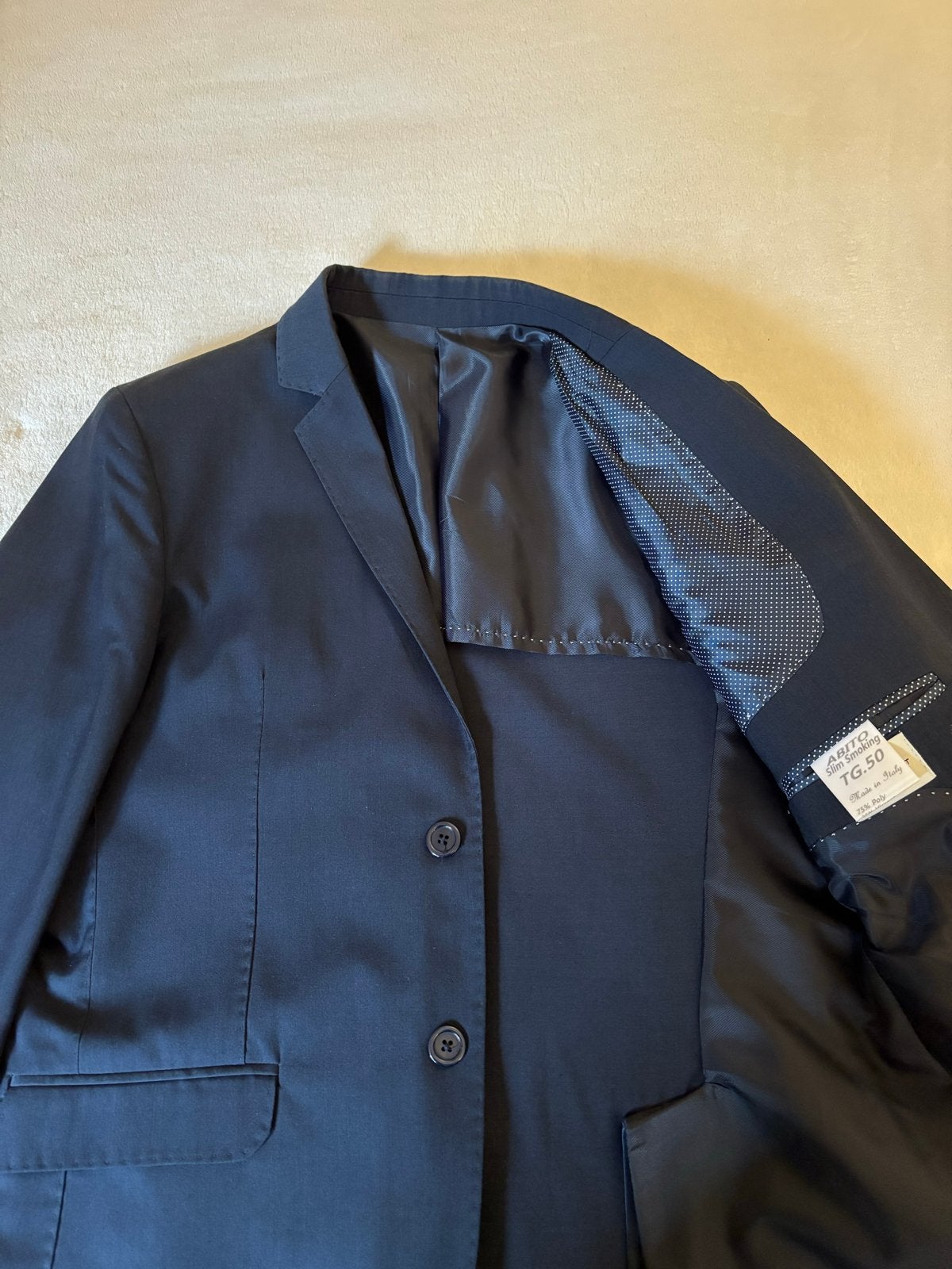 Stijlvol Italiaans Slim Fit Pak, mooi voor een schoolgala, Ophalen of Verzenden, Blauw
