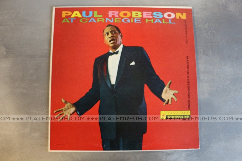 LP Paul Robeson At Carnegie Hall ( Zang & Piano ) 3576, Gebruikt, 12 inch, Overige typen, Beschermende buitenhoes