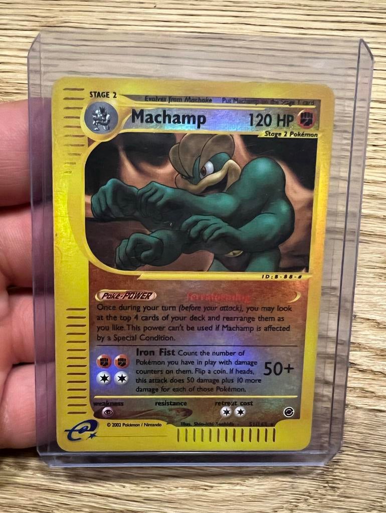 Machamp 16 Expedition, Hobby en Vrije tijd, Verzamelkaartspellen | Pokémon, Ophalen of Verzenden, Zo goed als nieuw, Losse kaart