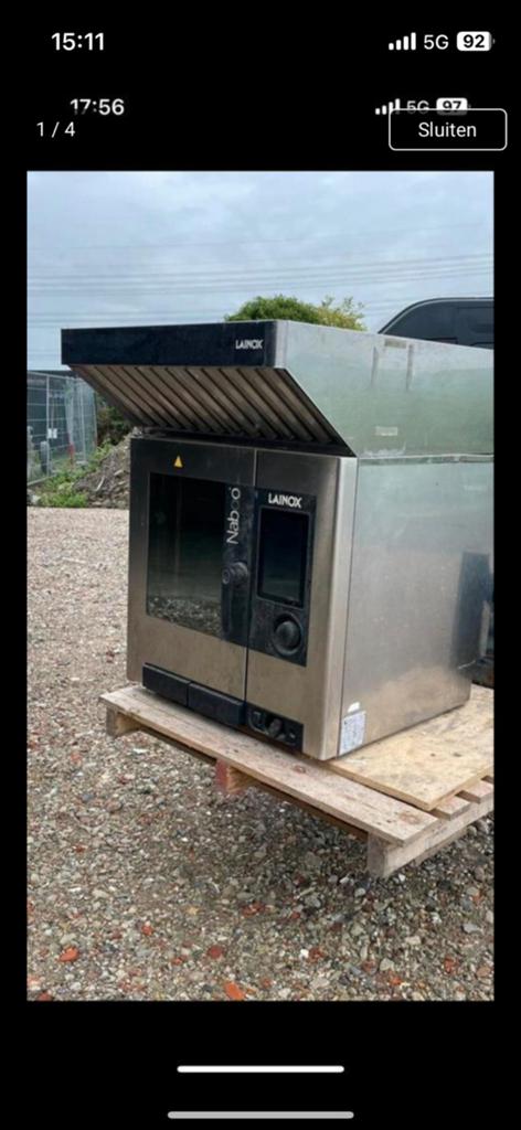 Lainox Naboo combi-steamer, eerste eigenaar, Ophalen, Gebruikt, Ovens, Magnetrons en Steamers
