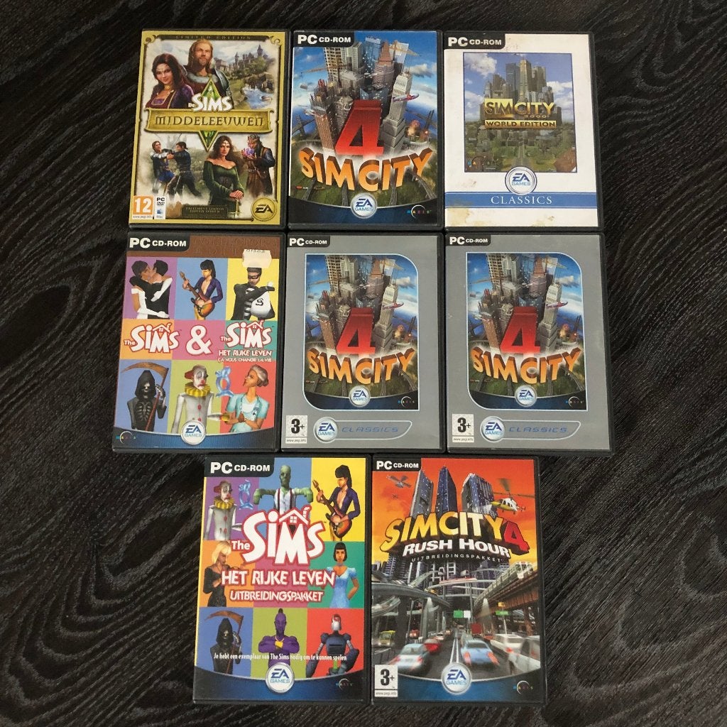 Partij PC CD-ROM Games - The Sims Spellen, Spelcomputers en Games, Games | Pc, Gebruikt, 1 speler, Eén computer, Ophalen of Verzenden