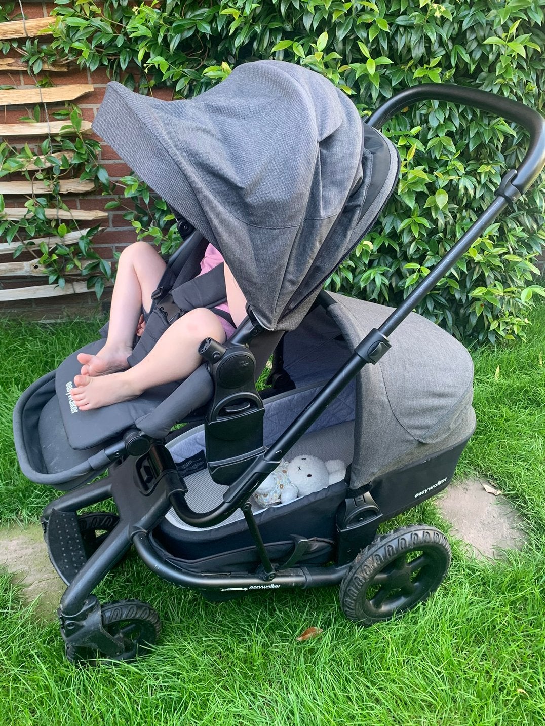 Easywalker duo wagen, Kinderen en Baby's, Kinderwagens en Combinaties, Ophalen, Combiwagen, Overige merken, Verstelbare duwstang