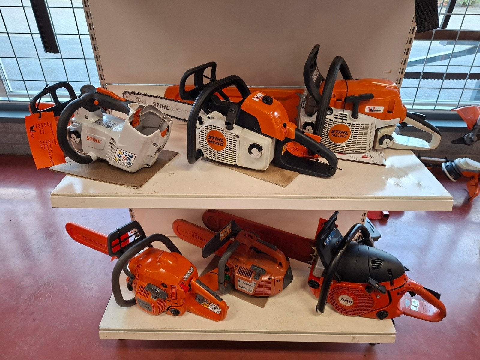 Diverse Benzine en Accu Kettingzagen van Husqvarna en Stihl, Tuin en Terras, Ophalen, Gebruikt, Boomzaag, Husqvarna, Stihl