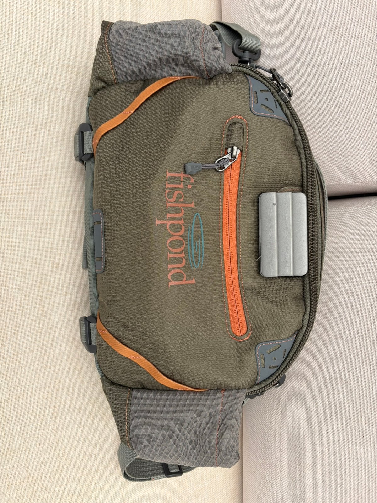 Fishpond Elkhorn lumbar pack - pebble, Watersport en Boten, Hengelsport | Vliegvissen, Ophalen of Verzenden, Zo goed als nieuw