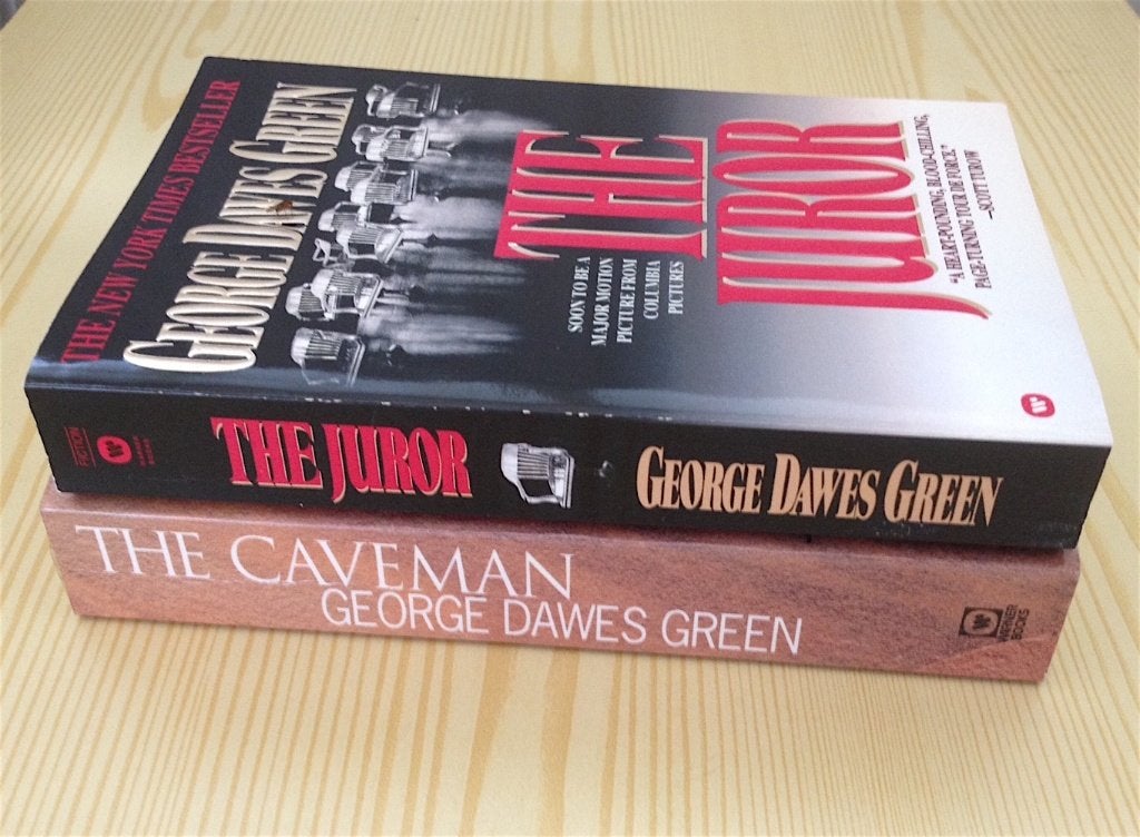 2 x Colin Dawes Green - The Juror, The Caveman, Ophalen, Zo goed als nieuw, Colin Dawes Green, Fictie