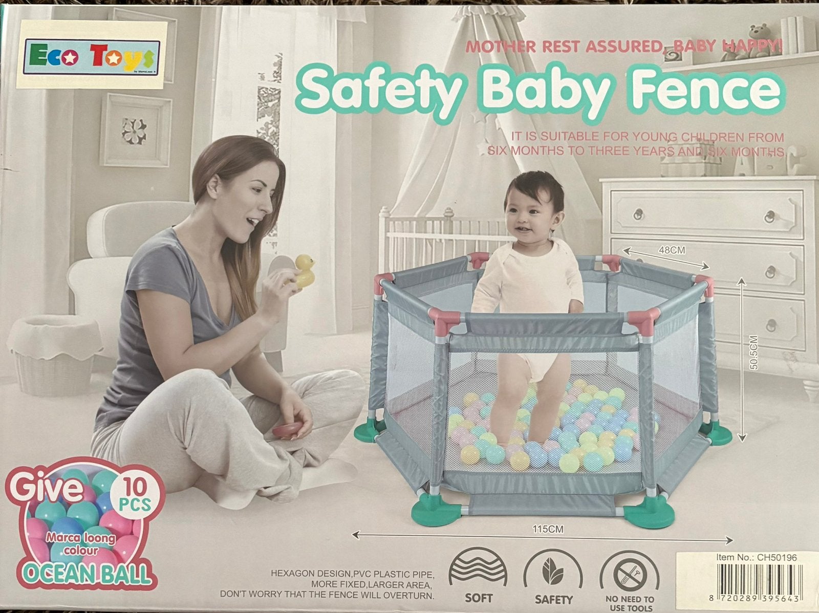 Safety baby fence, Ophalen of Verzenden, Zo goed als nieuw