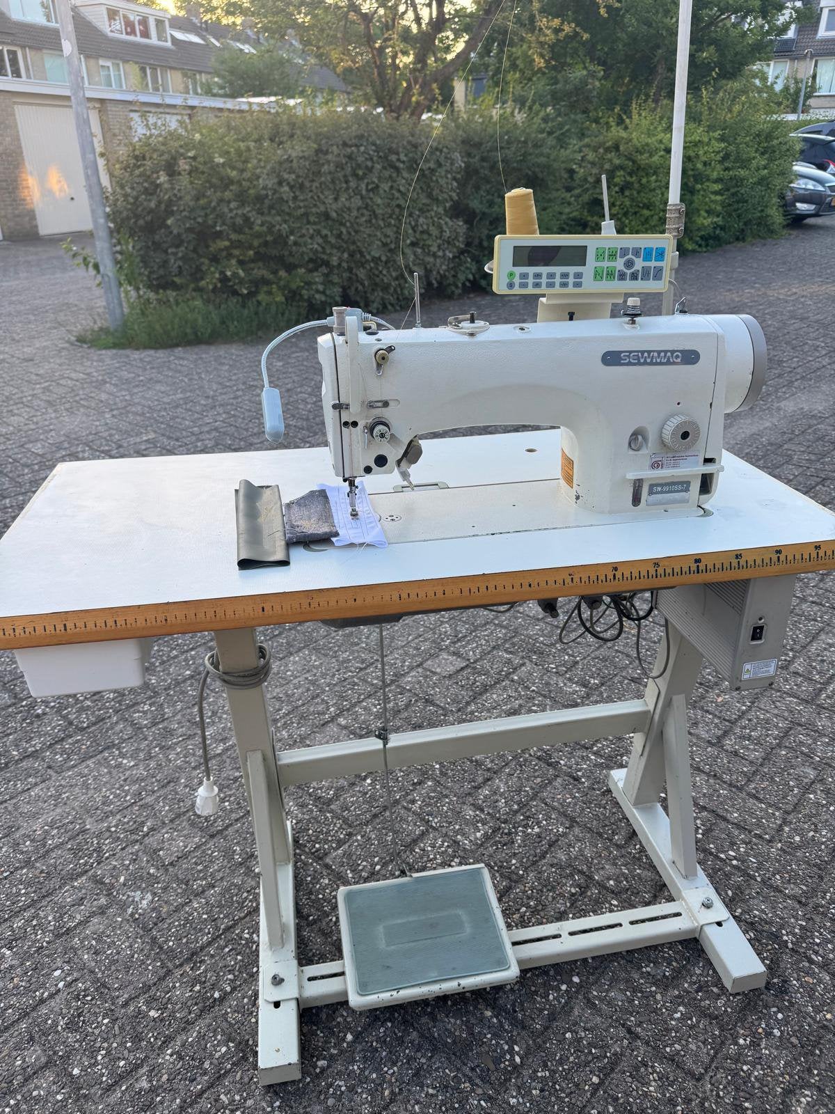Sewmaq industriële naaimachine naald transport vol automaat, Ophalen, Gebruikt, Naaimachine, Overige merken