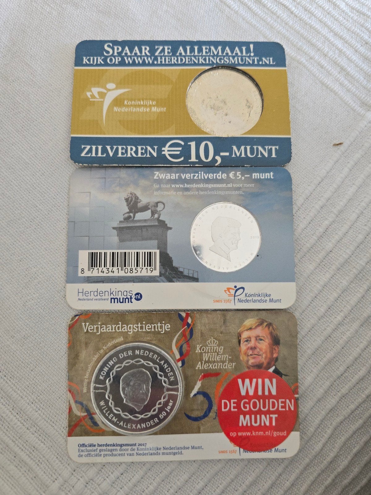 Diverse Nederlandse Herdenkingsmunten - Set, Ophalen of Verzenden, Koningin Beatrix, Euro's