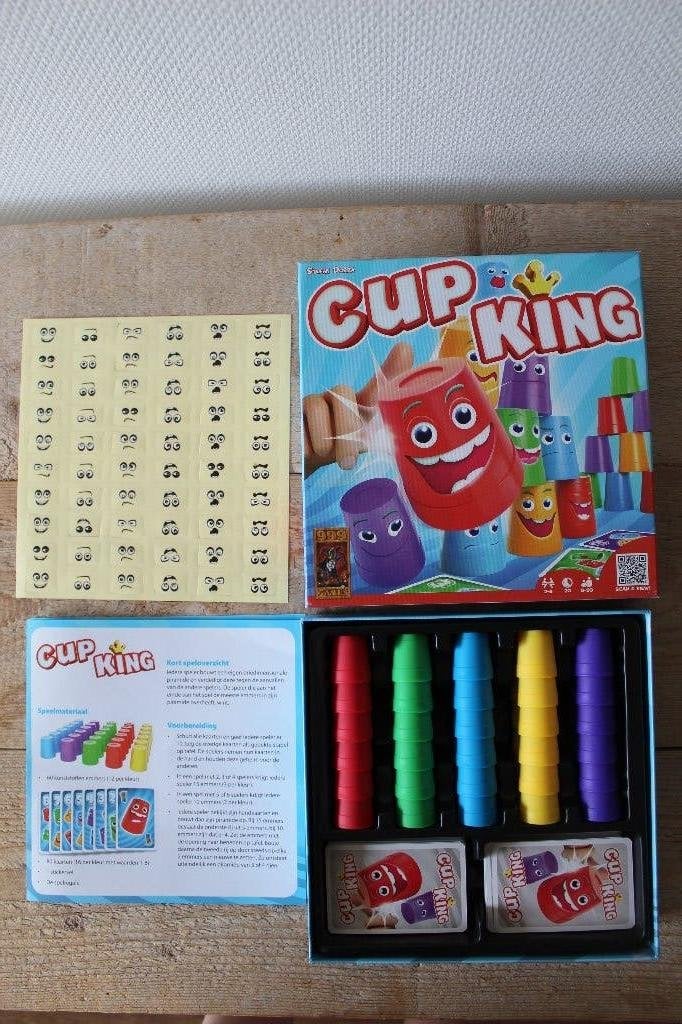 Cup King spel voor 2 tot 6 spelers, Hobby en Vrije tijd, Gezelschapsspellen | Bordspellen, Vijf spelers of meer, Ophalen of Verzenden