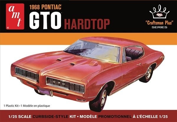 Bouwdoos 1968 Pontiac GTO hardtop AMT, Overige merken, Auto, Groter dan 1:32, Nieuw