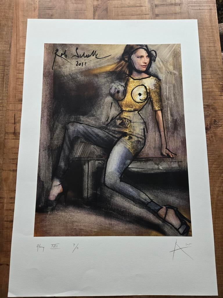 Glossy XVIII Rob Scholte, Antiek en Kunst, Kunst | Litho's en Zeefdrukken, Ophalen of Verzenden