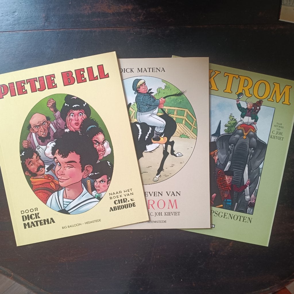 Dik Trom (2 titels) en Pietje Bell, Meerdere stripboeken, Ophalen of Verzenden, Nieuw