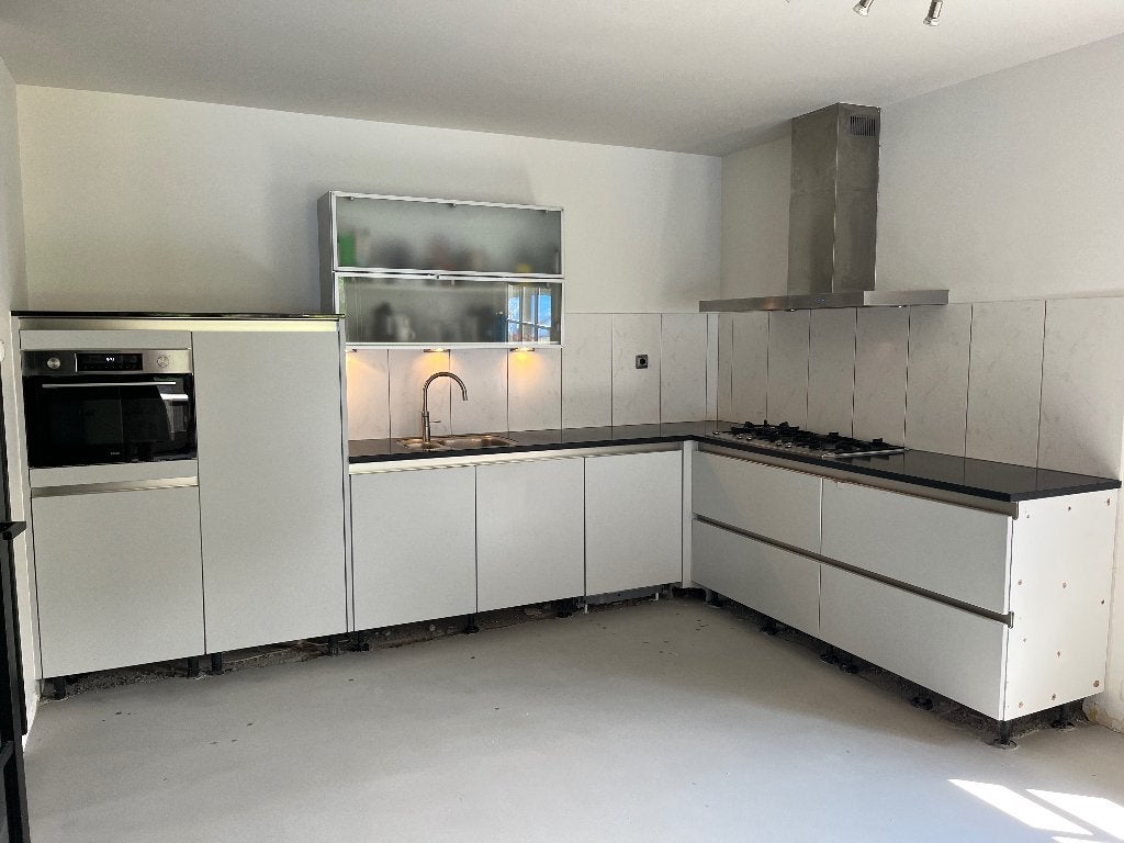 2e hands keuken incl apparatuur, Ophalen, Gebruikt, Hoekkeuken, Graniet of Steen
