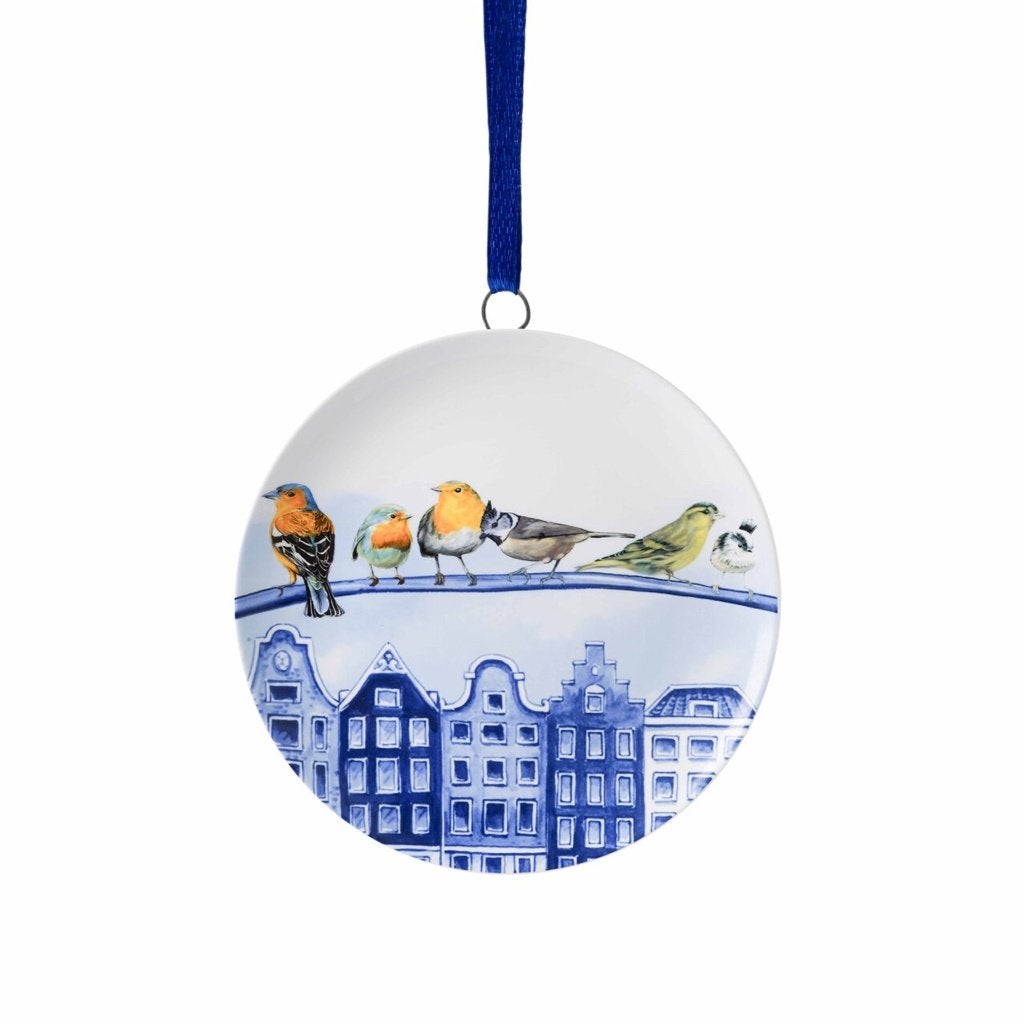BOSVOGELTJES HANGER & GRACHTEN HUISJES - HEINEN DELFTS BLAUW, Ophalen of Verzenden, Nieuw