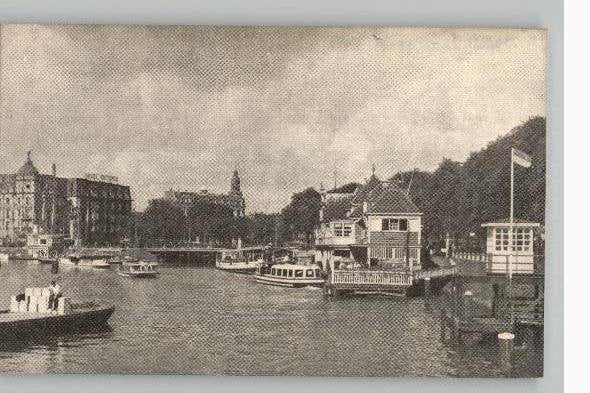 Amsterdam Prins Hendrikkade uitg Rembrandt No 3, Ophalen of Verzenden, 1920 tot 1940, Ongelopen, Noord-Holland