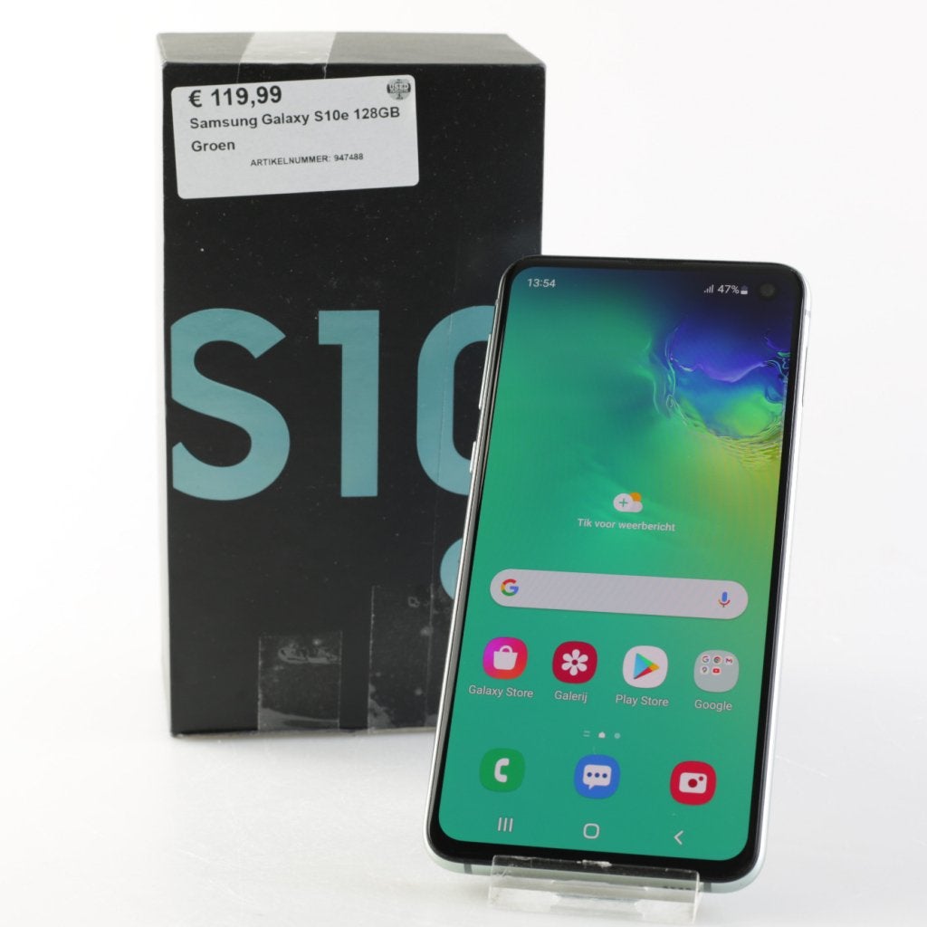 Samsung Galaxy S10e 128GB Groen | Prima staat, Samsung, Zo goed als nieuw, Support@Samsung.com, 129, Samsung-ro, Yeongtong-gu
Suwon-si, Gyeonggi-do 16677
South Korea