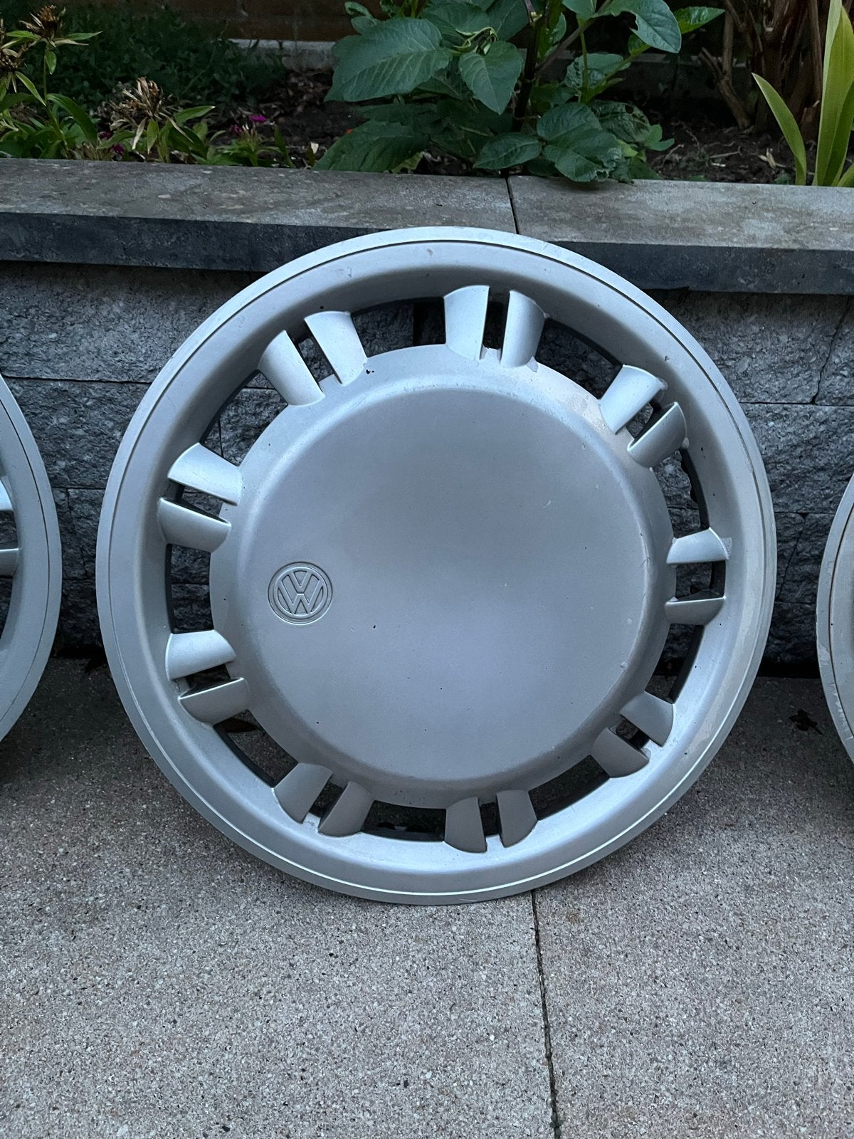 Volkswagen wieldoppen 15 inch-Set van 4. vw 701601147a, Ophalen of Verzenden, Gebruikt