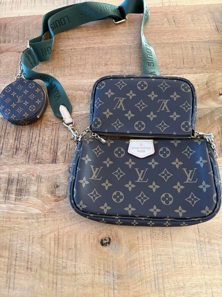 Louis Vuitton Multi Pochette Accessoires, Ophalen of Verzenden, Zo goed als nieuw, Bruin, Overige merken