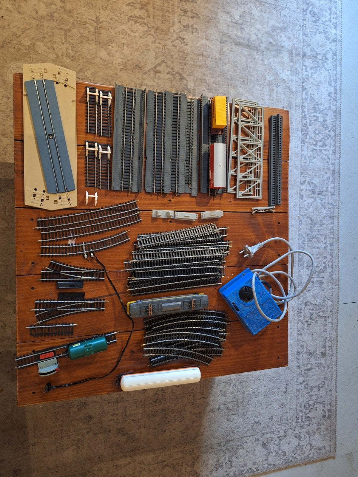 Jouef Treinset met locomotief, wagons, rails en meer, Ophalen of Verzenden, Gebruikt, Treinset, Jouef