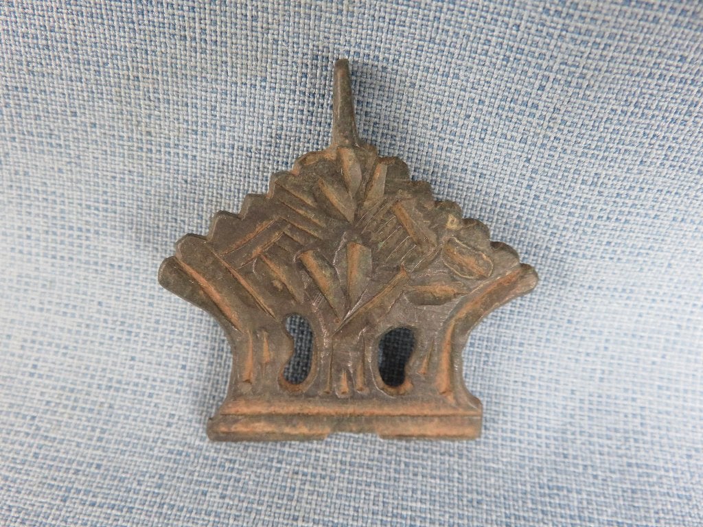 Viking - hanger in brons - 8e - 12e eeuw A.D. - bodemvondst, Ophalen of Verzenden, Brons