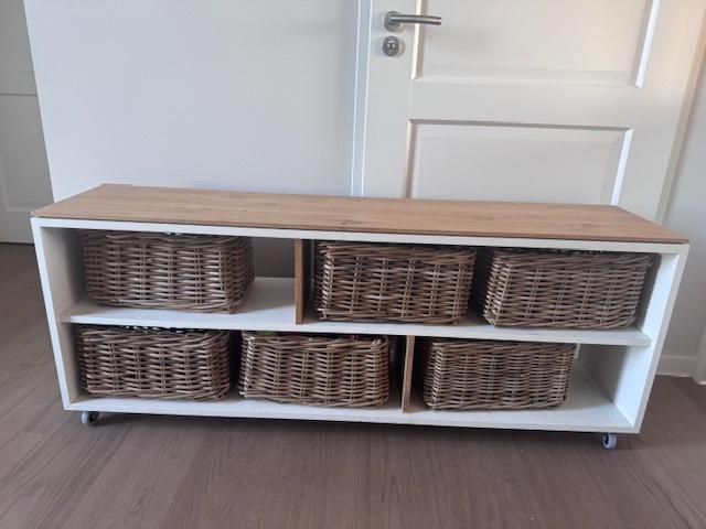 tv kastje/ gangkastje, Ophalen, Gebruikt, 100 tot 150 cm, Landelijk