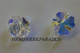 Swarovski 5752 Crystal AB Klaver Kraal 8mm, Ophalen of Verzenden, Nieuw, Kraal