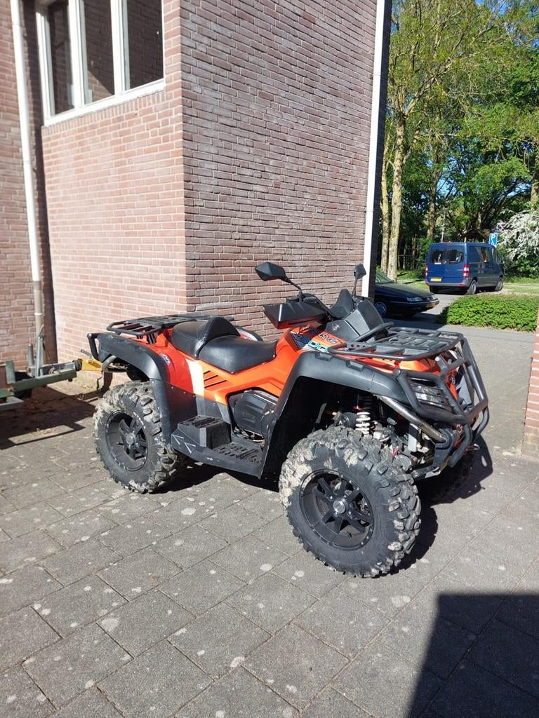 CFMOTO Terralander 800 CC 4x4 autokenteken, lier+trekhaak, Motoren, 2 cilinders, Gebruikt, Particulier, Meer dan 35 kW
