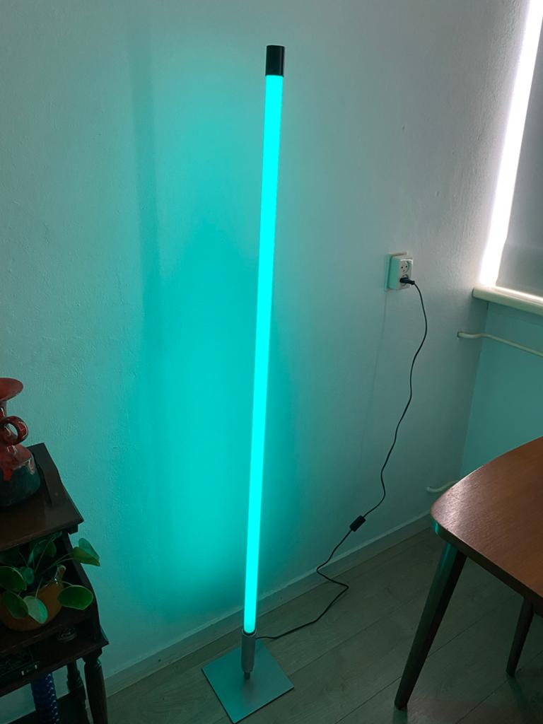 Star Wars Lightsaber Vloerlamp - Game Kamer Lamp, Ophalen, Gebruikt, Metaal, 100 tot 150 cm