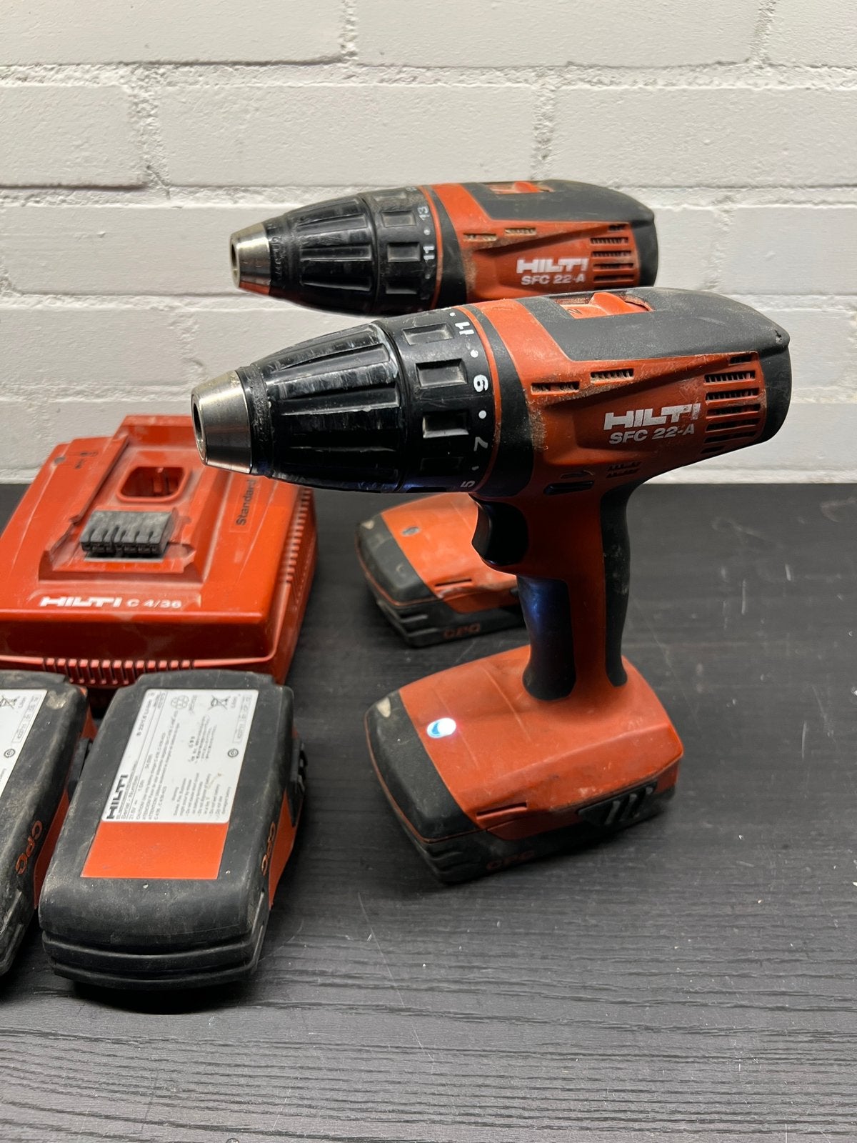 Hilti accu tol set, Ophalen of Verzenden, Zo goed als nieuw, Boor- en Schroefmachine