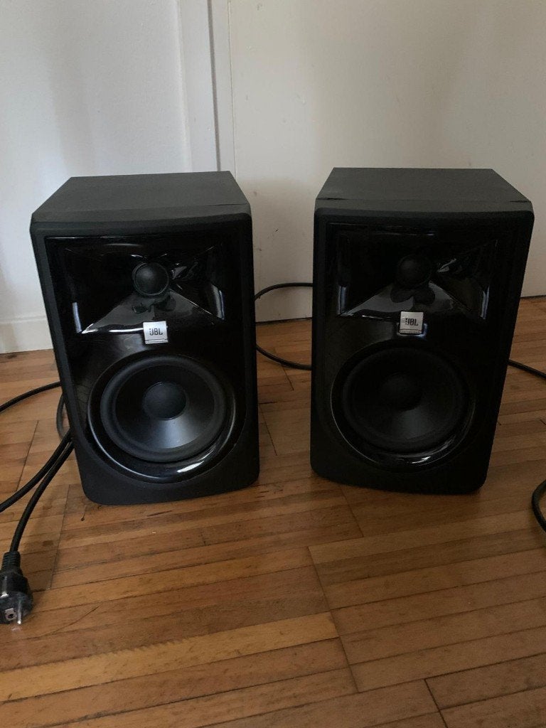 2 JBL 305P MkII Actieve Studiomonitors, Audio, Tv en Foto, Luidsprekers, Studiomonitor, JBL, Ophalen of Verzenden, Zo goed als nieuw
