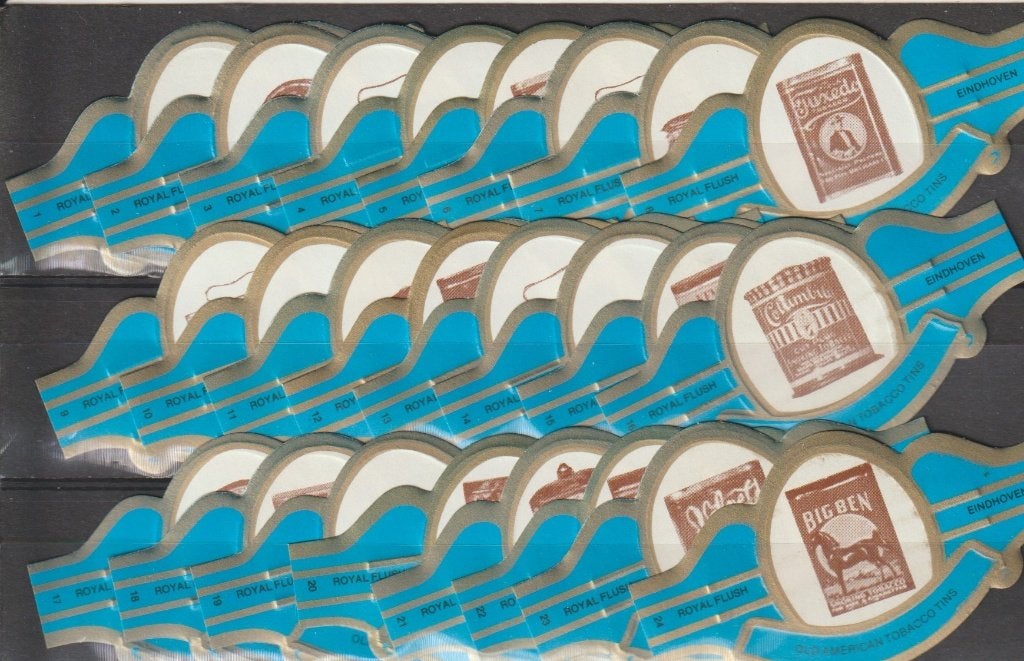 reeks 603  tabak dozen  1-24 sigarenbanden, Verzamelen, Ophalen of Verzenden, Zo goed als nieuw, Sigarenbandjes