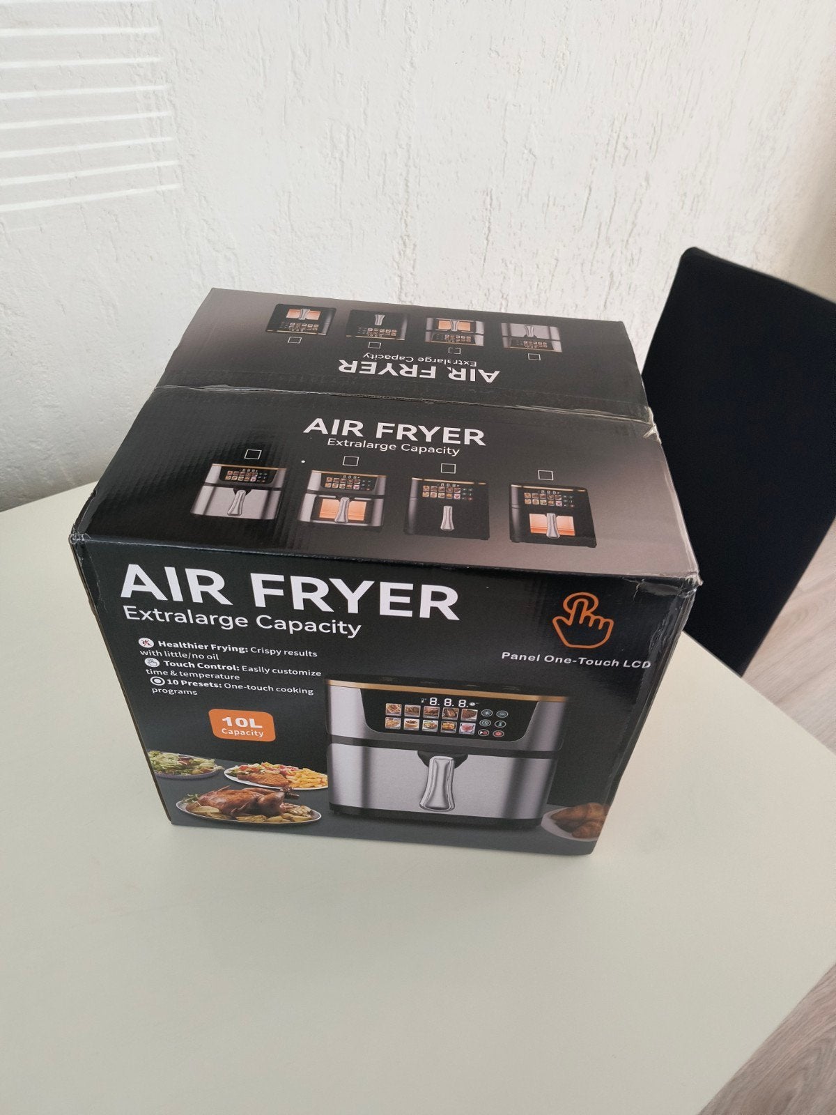 Grote Airfryer 10L met LCD display. Vanaf 22 euro.