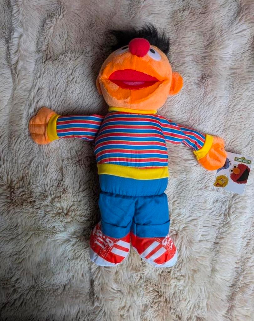 Ernie Knuffel Sesamstraat - nieuw, Overige merken, Overige karakters, Overige typen, Nieuw