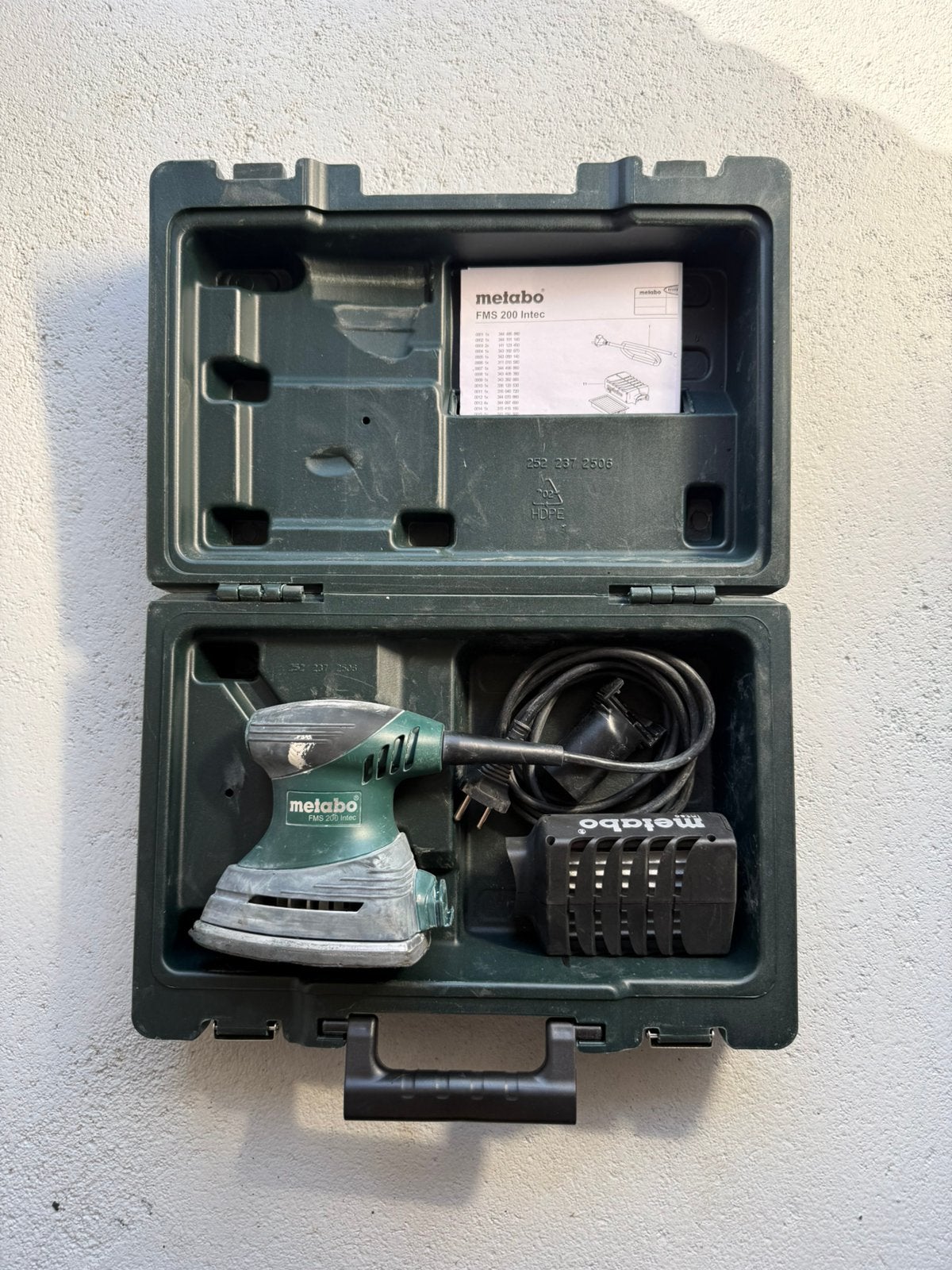 Schuurmachine Metabo, Ophalen of Verzenden, Zo goed als nieuw, Minder dan 600 watt, Vlakschuurmachine