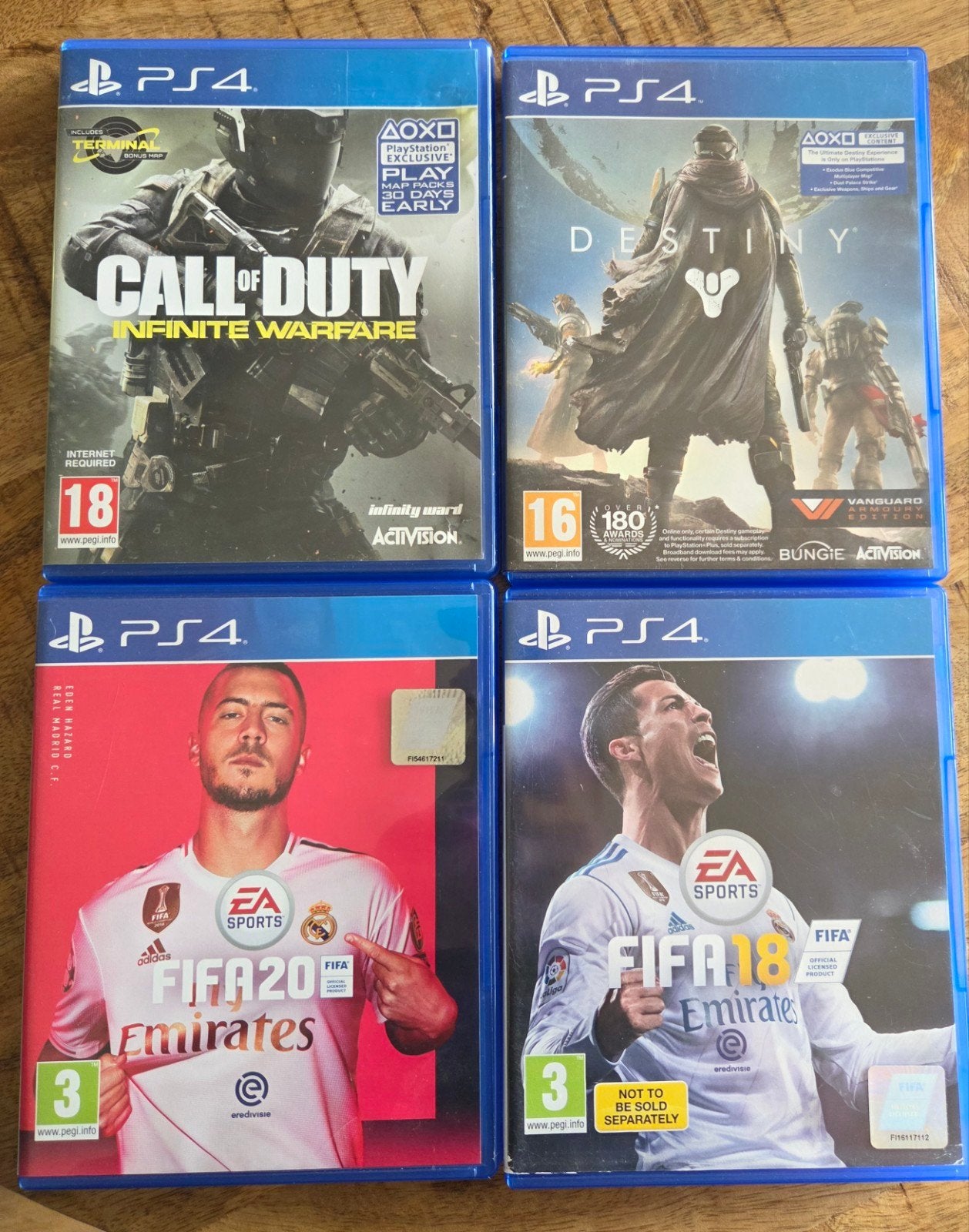 4 PS4 games, Avontuur en Actie, Gebruikt, 1 speler, Ophalen of Verzenden