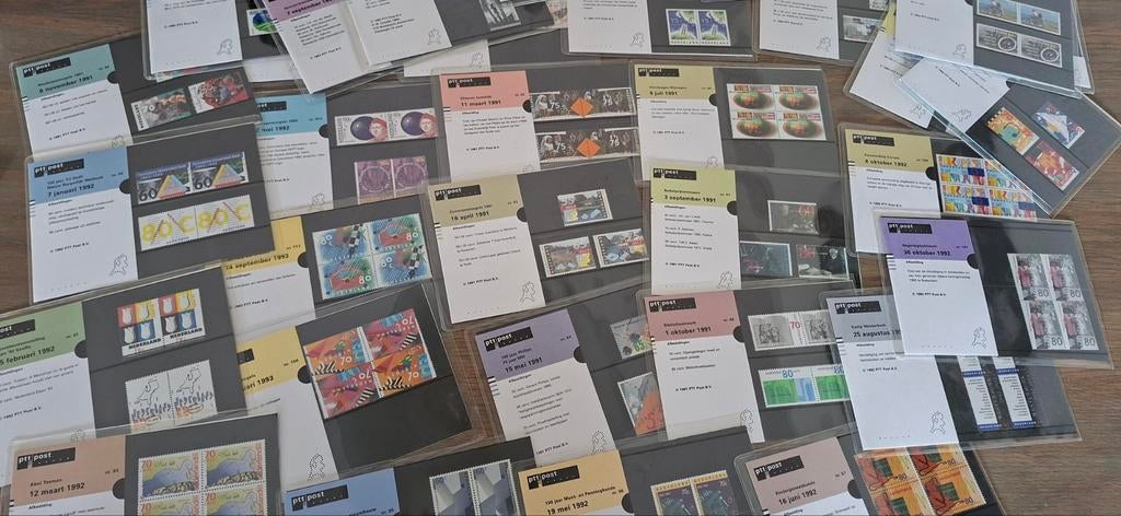Nederlandse Postzegel mapjes 1991 t/m 1993, Postzegels en Munten, Ophalen of Verzenden, Na 1940, Postfris