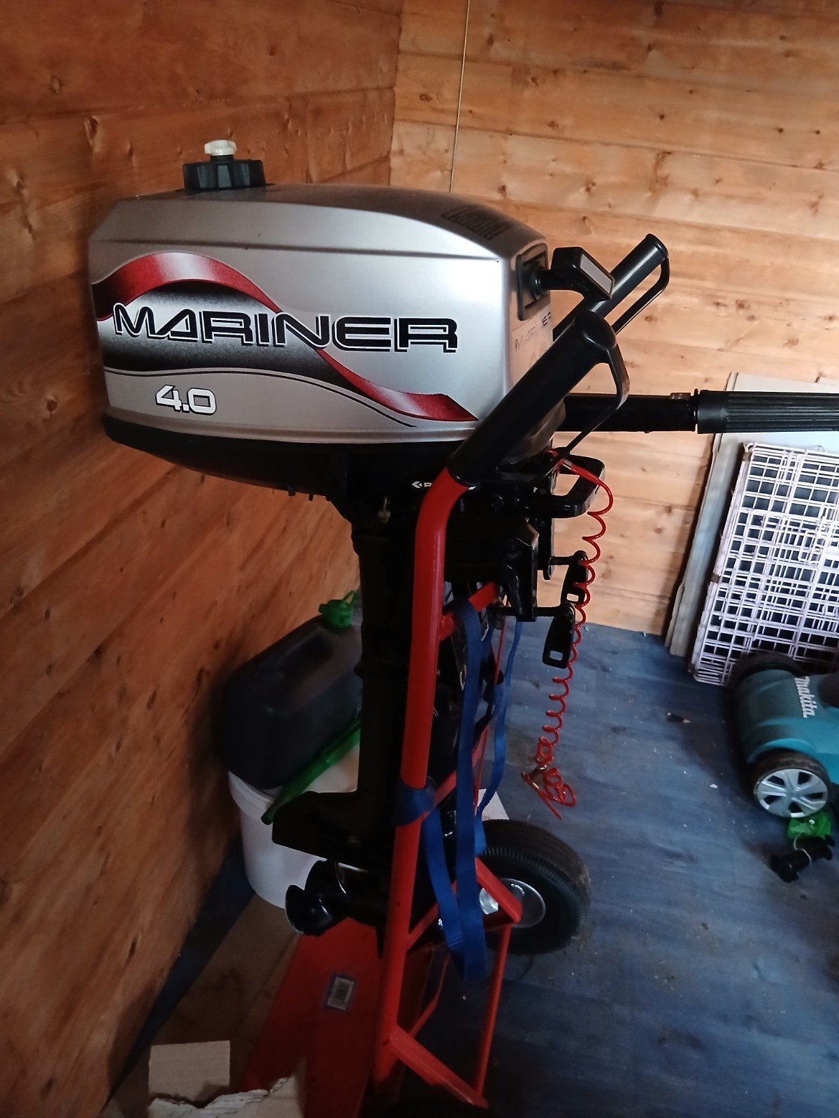 Mariner 4.0 buitenboordmotor voor boot, Watersport en Boten, Ophalen, Gebruikt, Minder dan 5 pk, Buitenboordmotor