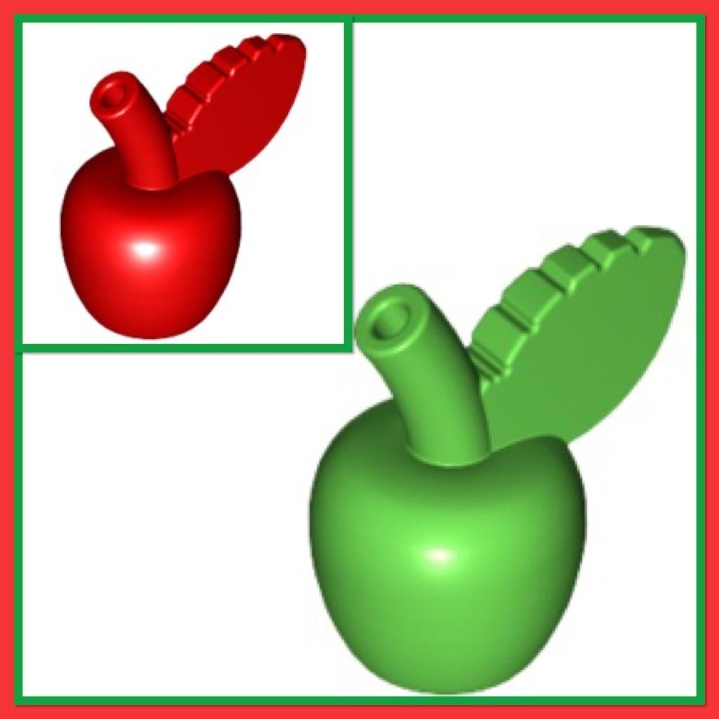 lego appels rood (13) groen (9), Ophalen of Verzenden, Nieuw, Accessoire, Lego